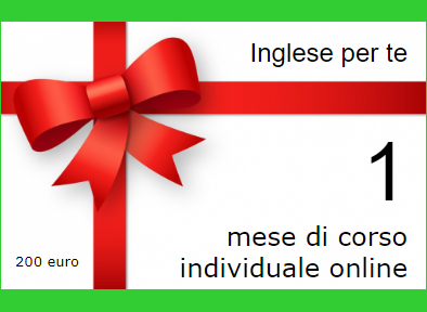 gift card corsi lezioni ripetizioni inglese roma