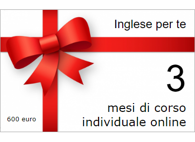 gift card corsi lezioni ripetizioni inglese roma